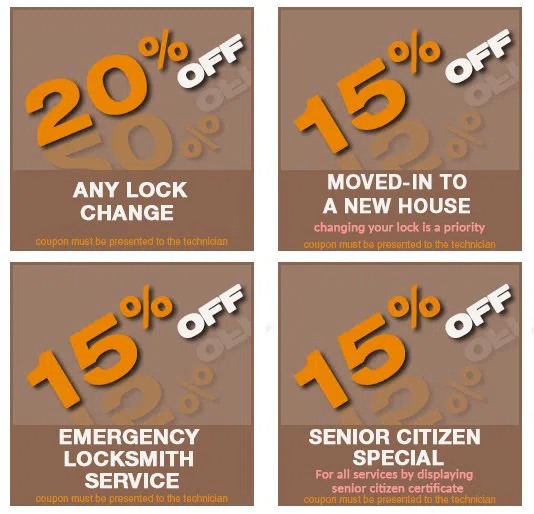 Lake Como FL Locksmith Store, Lake Como, FL 407-434-0642 - coupon19-set-four